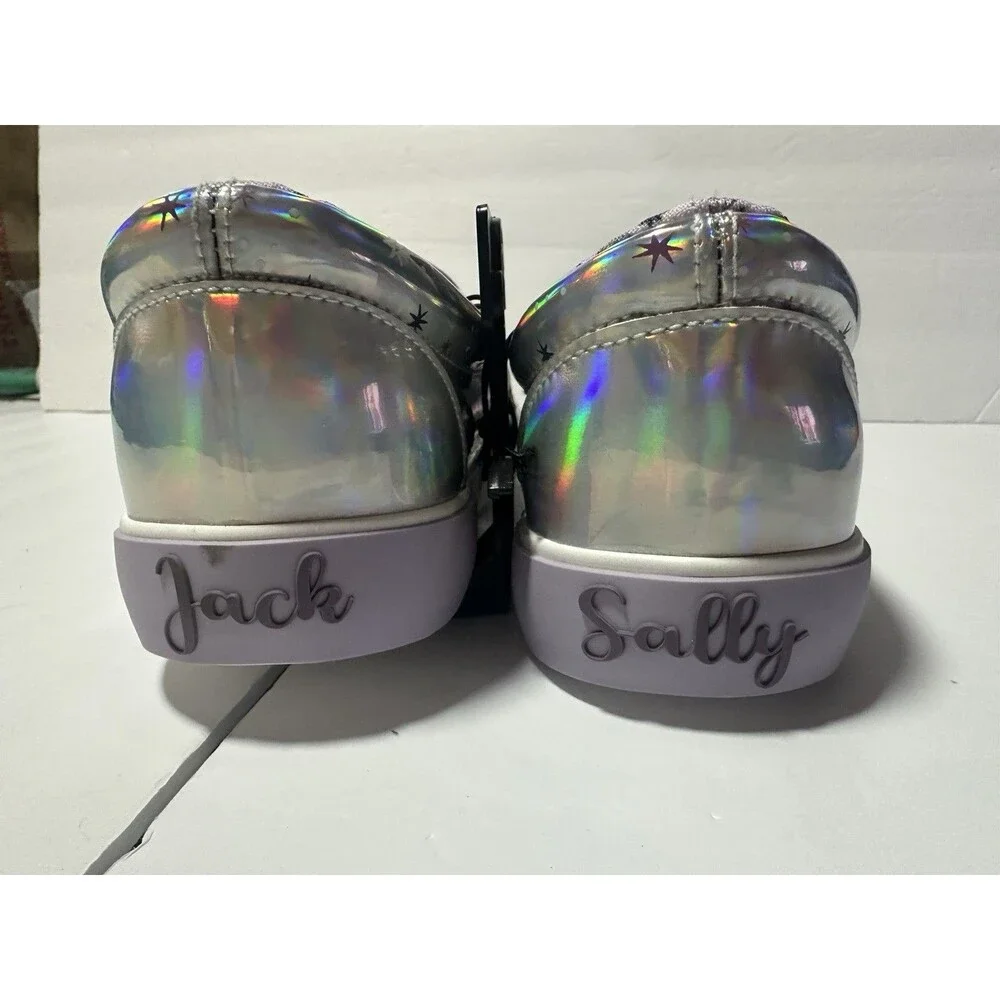 Nightmare Before Christmas Jack and Sally Slip On Sneakers 7 1/2
